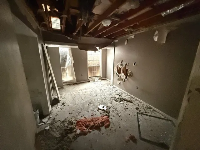 a room with storage and utility