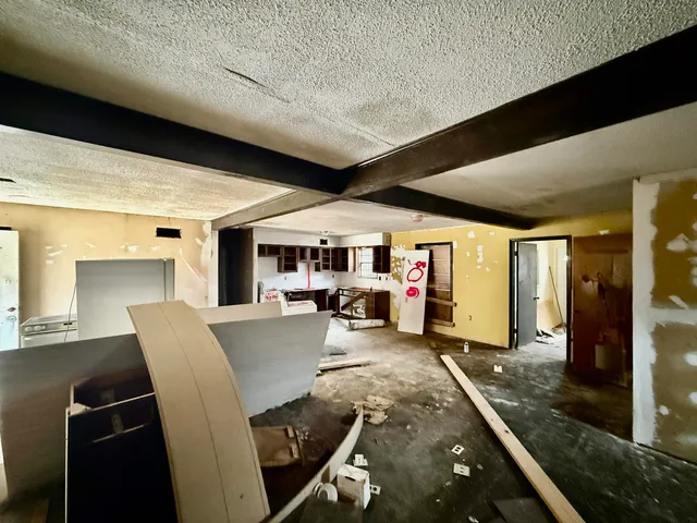 a view of water heater room