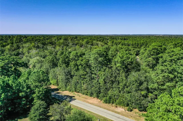 a view of a yard with a garden