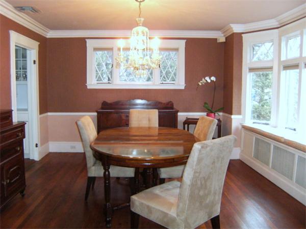 41 Prentice Road Newton, MA 02459 - Photo 8 of 28 a view of a dining room with furniture window and outside view