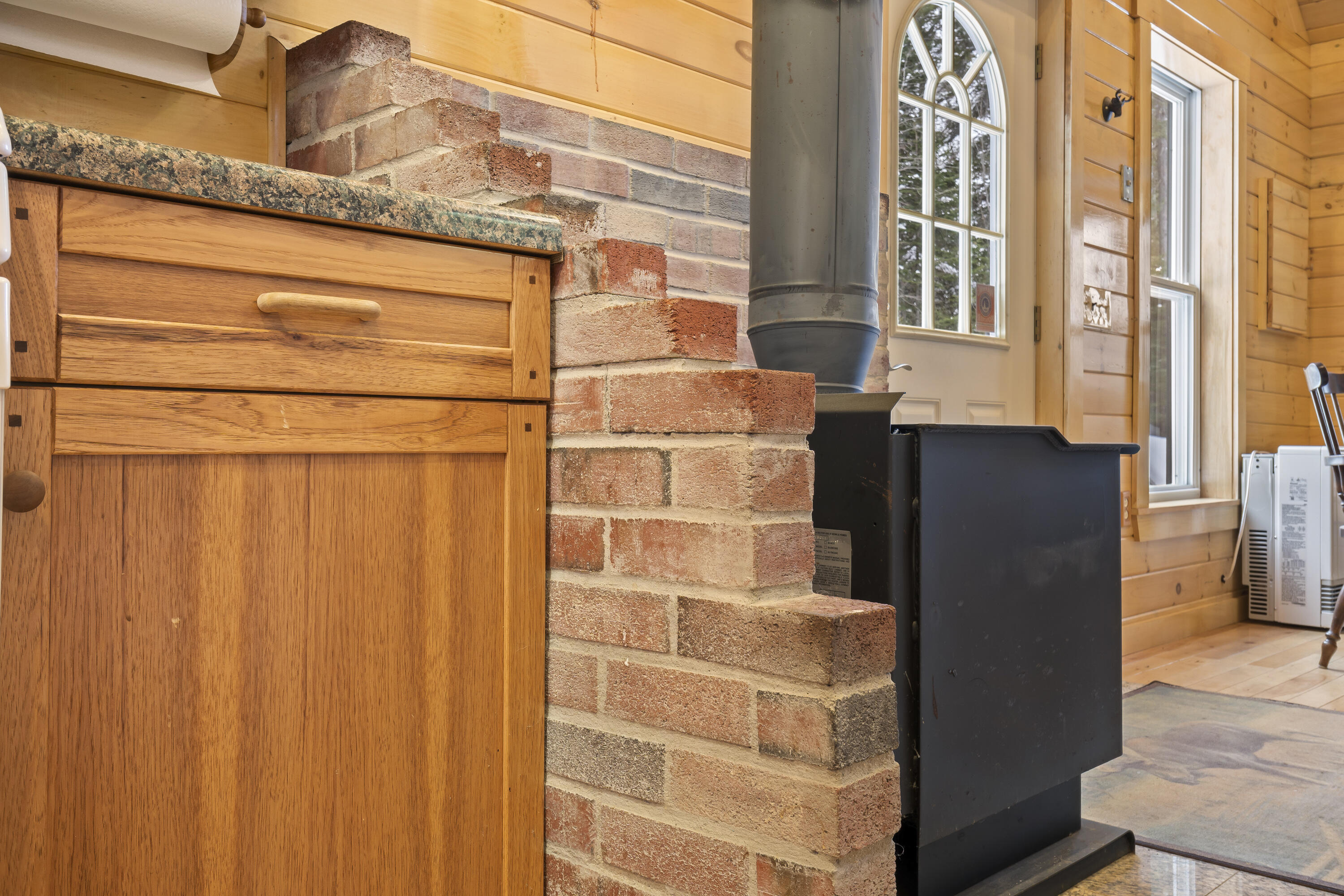 143 Indian Pond Road West Forks, ME 04985 - Photo 13 of 66 Brick detail