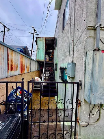 a view of outdoor space with seating area
