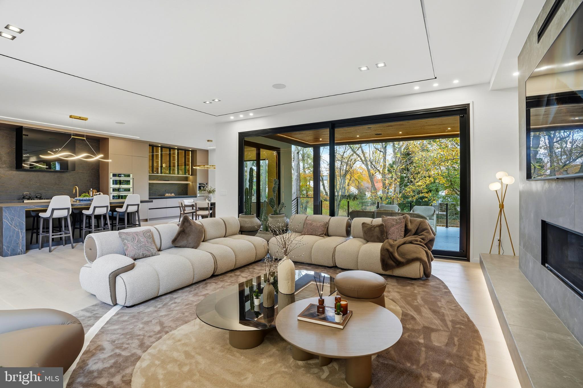 9408 Old Courthouse Road Vienna, VA 22182 - Photo 21 of 92 Modern elegance meets serene outdoor views.