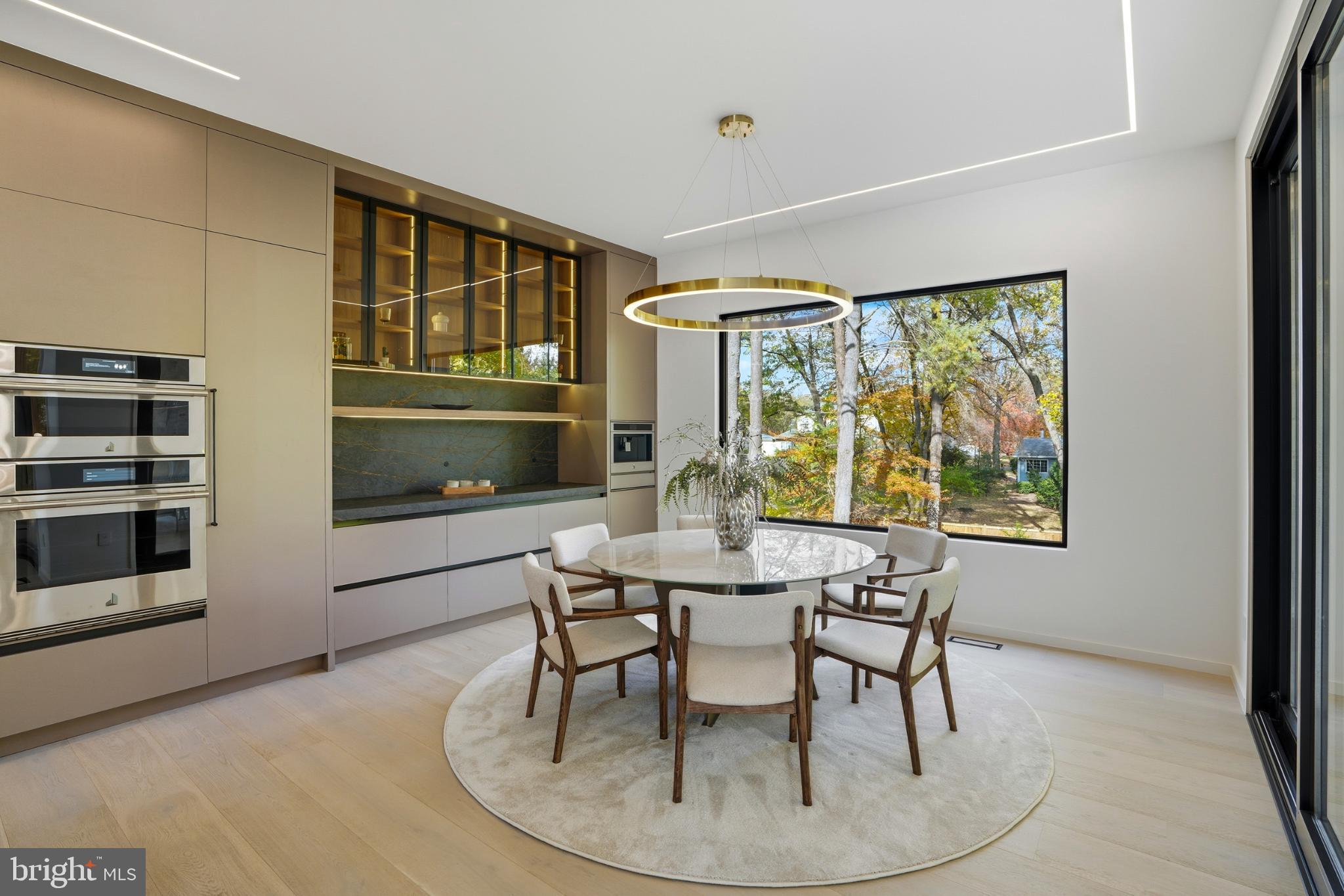 9408 Old Courthouse Road Vienna, VA 22182 - Photo 32 of 92 Modern kitchen with scenic outdoor views.