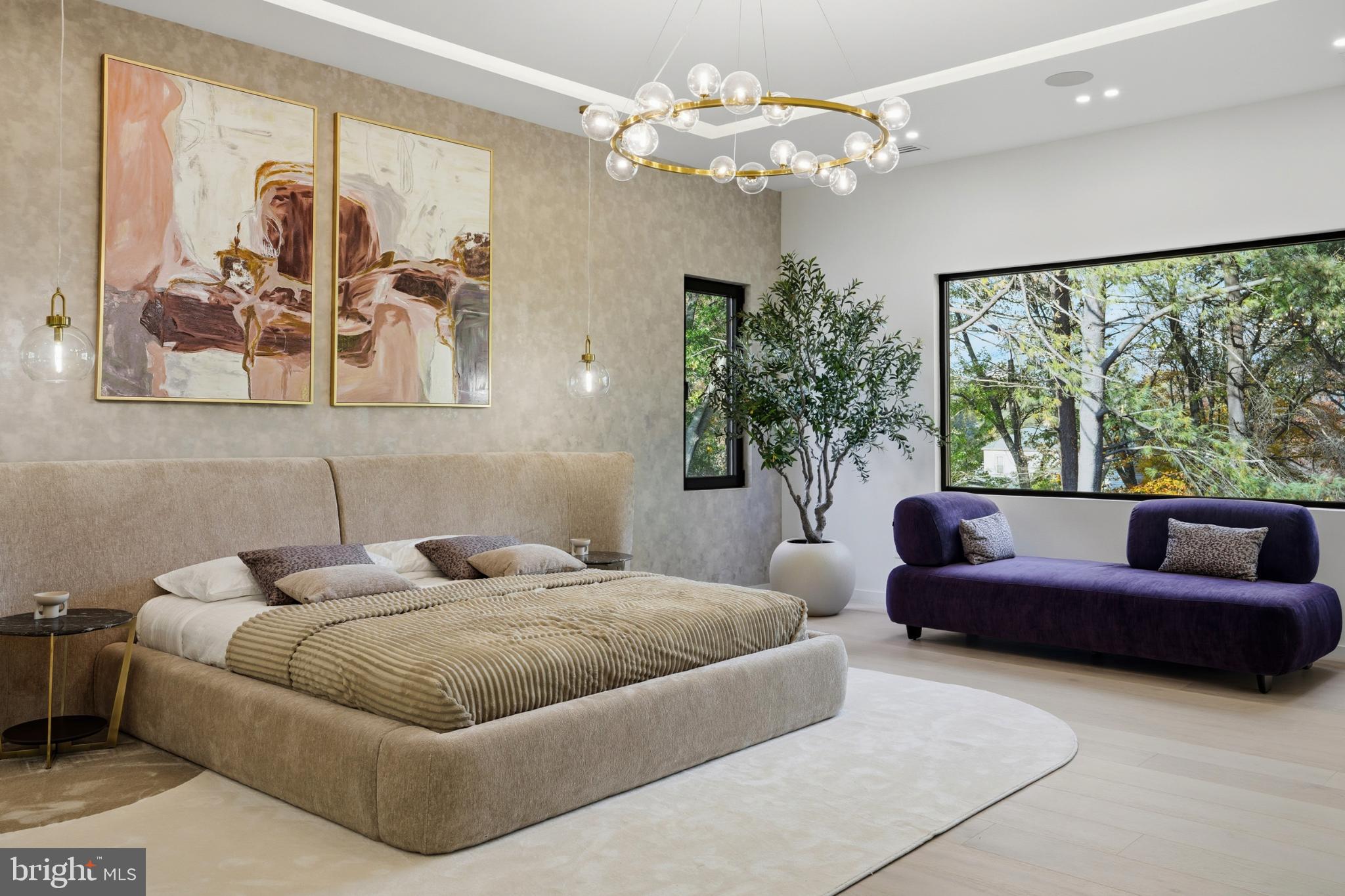 9408 Old Courthouse Road Vienna, VA 22182 - Photo 46 of 92 Serene bedroom with nature-inspired views.