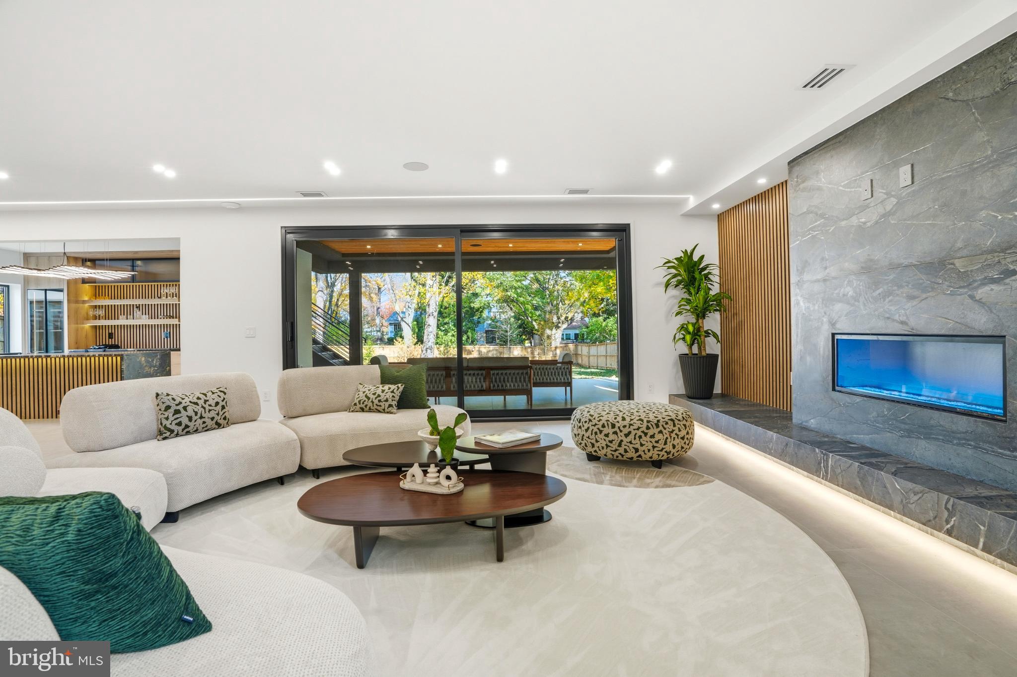 9408 Old Courthouse Road Vienna, VA 22182 - Photo 71 of 91 Modern elegance meets serene outdoor views.