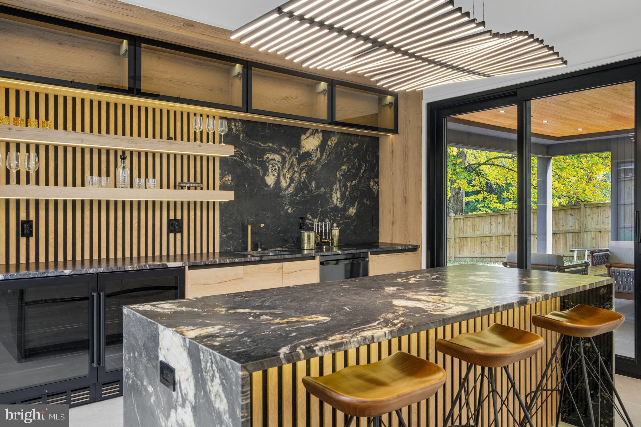 9408 Old Courthouse Road Vienna, VA 22182 - Photo 75 of 91 Sleek modern kitchen with striking design.