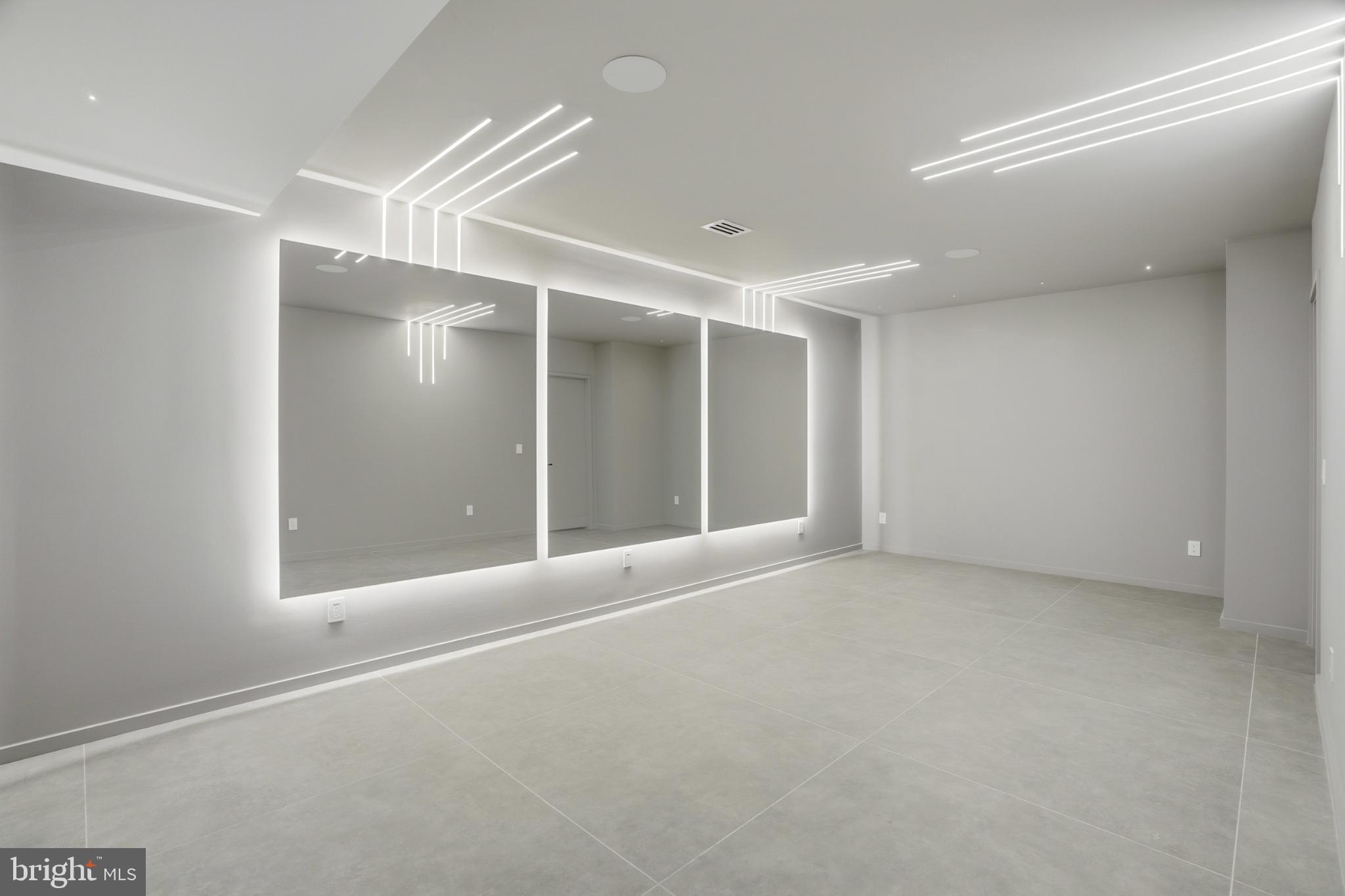 9408 Old Courthouse Road Vienna, VA 22182 - Photo 81 of 91 Sleek, modern space with striking lighting.