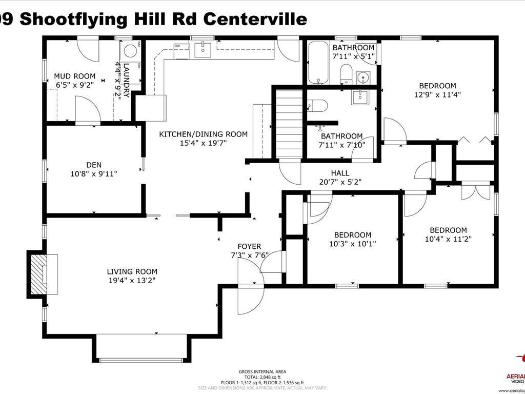 1309 Shootflying Hill Road Centerville, MA 02632 - Photo 51 of 52 a picture of a floor plan