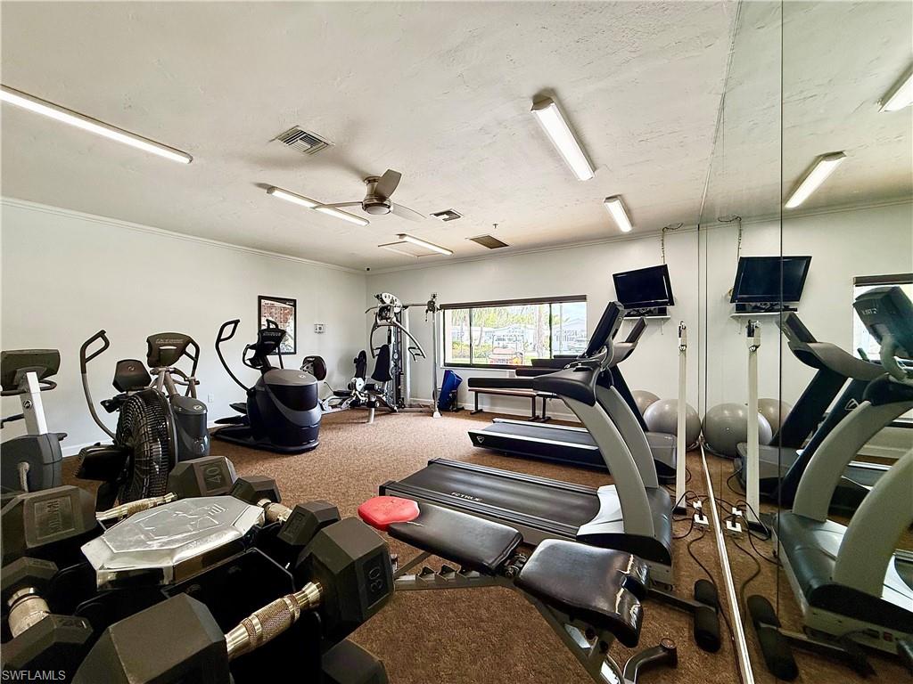 16 Bass Lane, Unit 16 Naples, FL 34114 - Photo 37 of 46 a view of a room with gym equipment