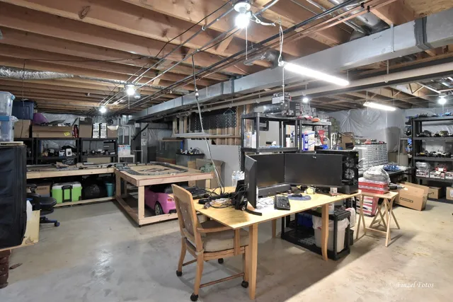 a view of a storage room with a lot of stuff