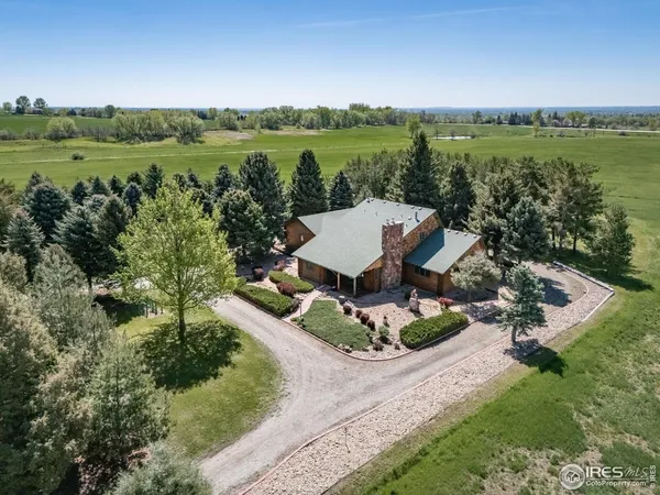 a view of a lake in middle of the town