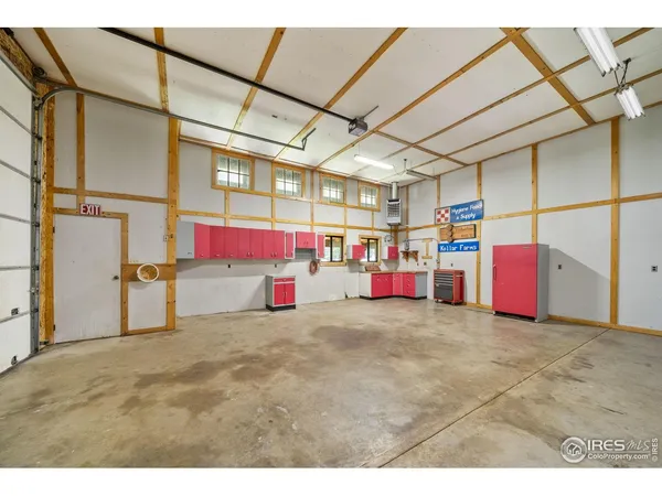 a view of a lake with a house in the background