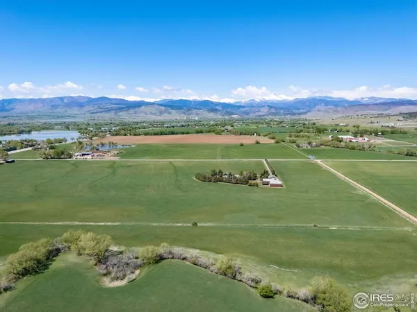 a view of a town with residential houses