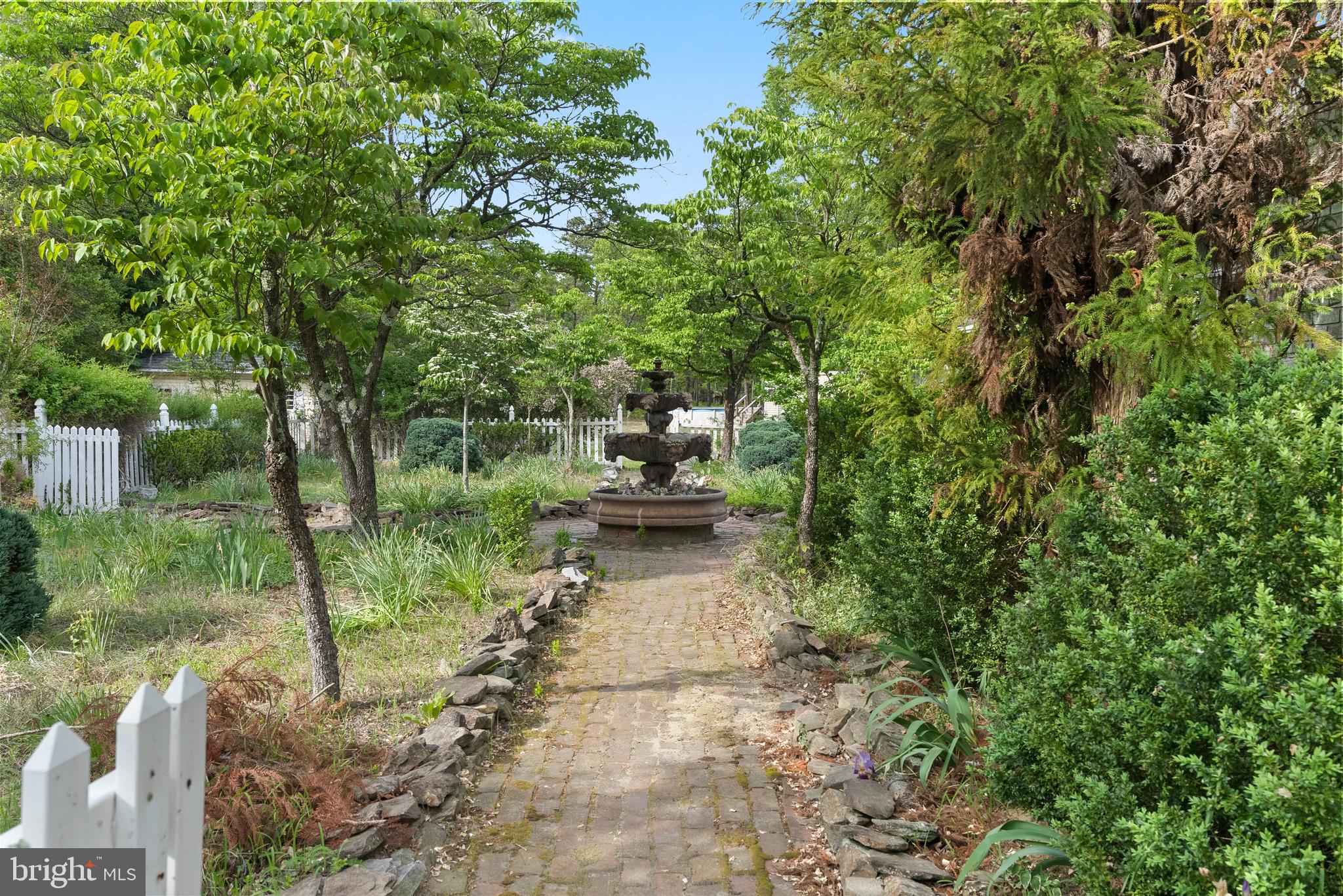 305 Hopewell Road Medford, NJ 08055 - Photo 28 of 30 a view of a yard with plants and large trees