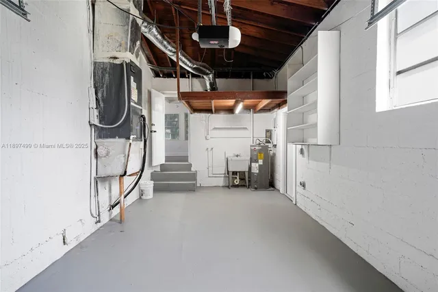 a view of a storage & utility room