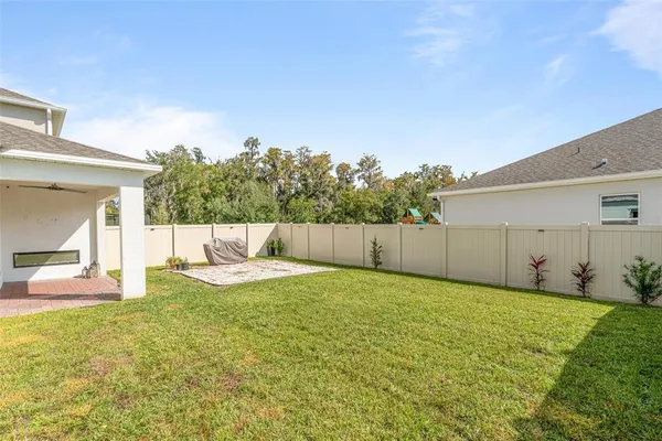 a house view with a outdoor space