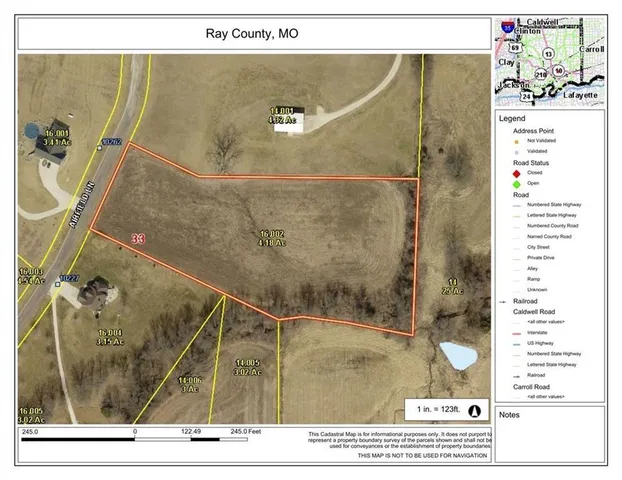 $45,000 | Lot 9 Airfield Lane, Richmond, MO 64085