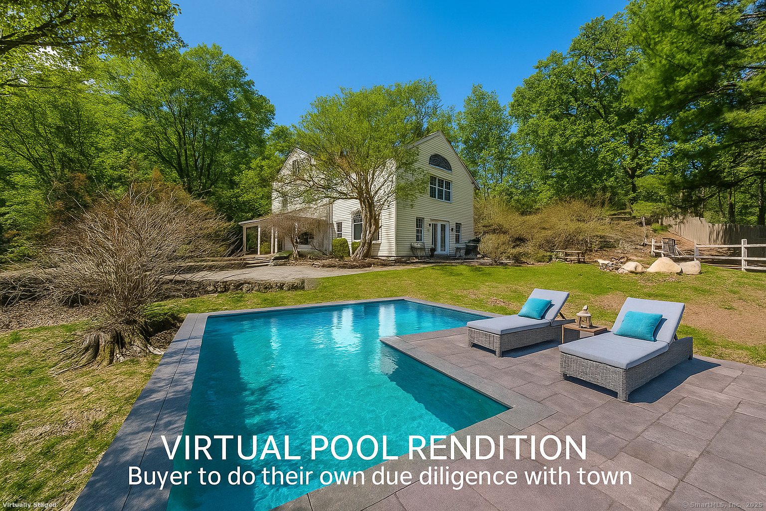 175 Mountain Road Wilton, CT 06897 - Photo 40 of 40 Virtual rendition of possible pool site