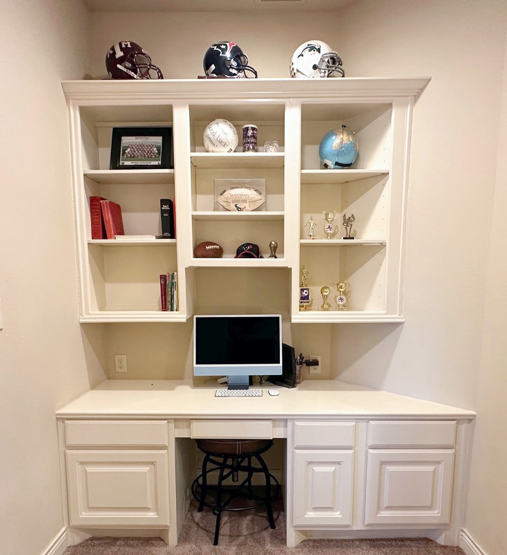 27838 Colonial Point Drive Katy, TX 77494 - Photo 16 of 28 Custom built- ins and desk offering style and functional storage.