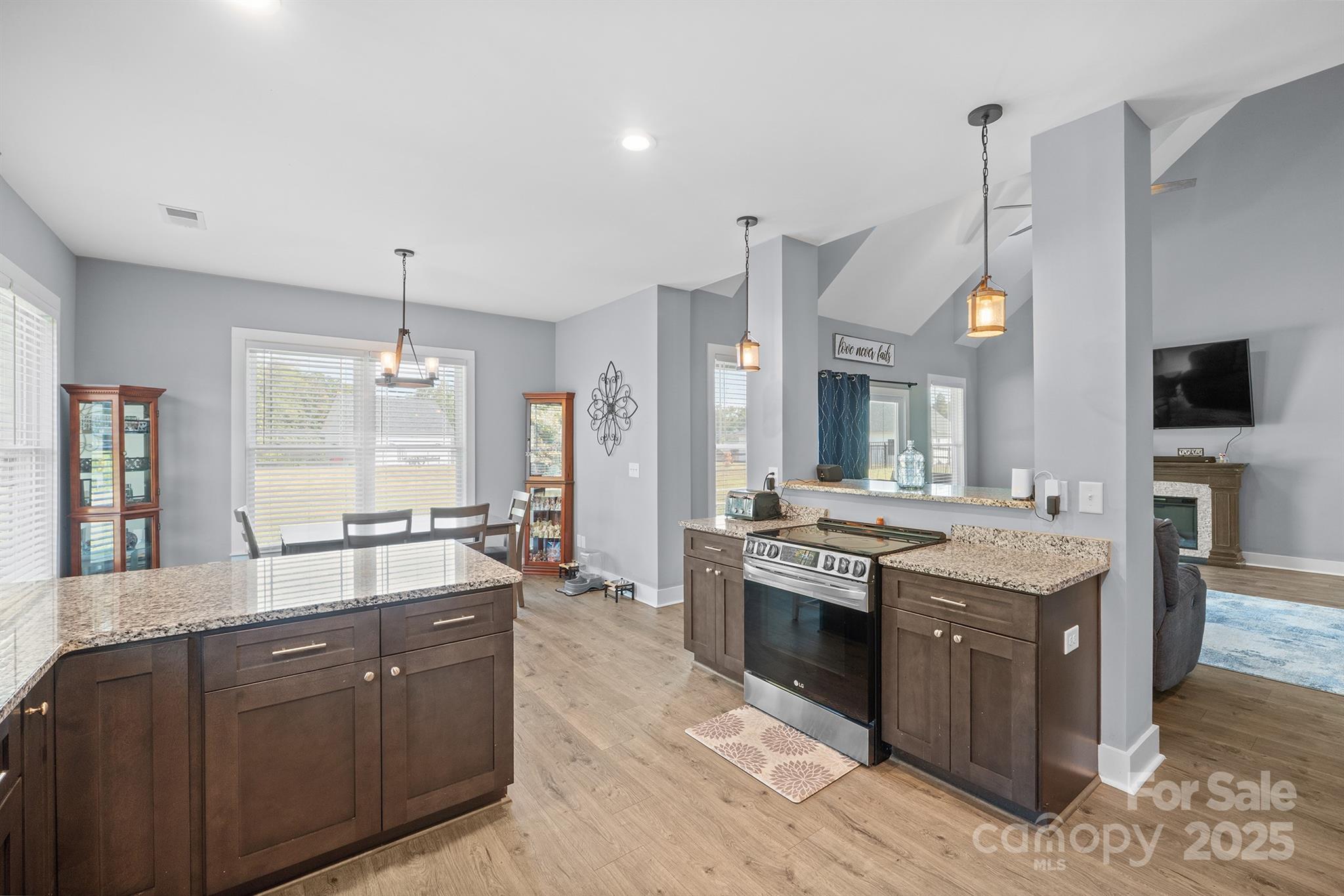 310 Stoneyard Road Richfield, NC 28137 - Photo 19 of 36 a large kitchen with a stove and cabinets