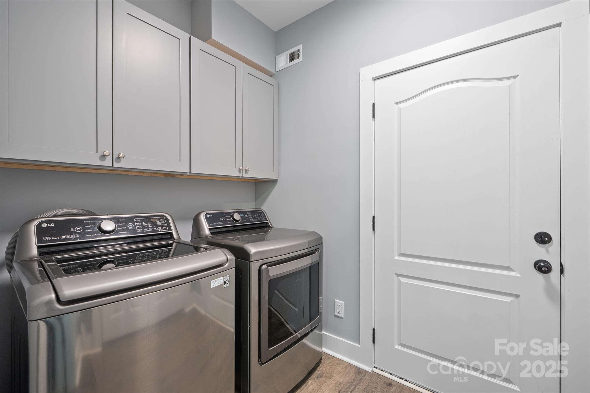 310 Stoneyard Road Richfield, NC 28137 - Photo 20 of 36 a view of cabinets and washer dryer