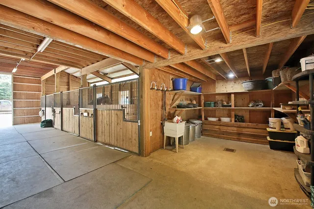 a view of storage and utility room