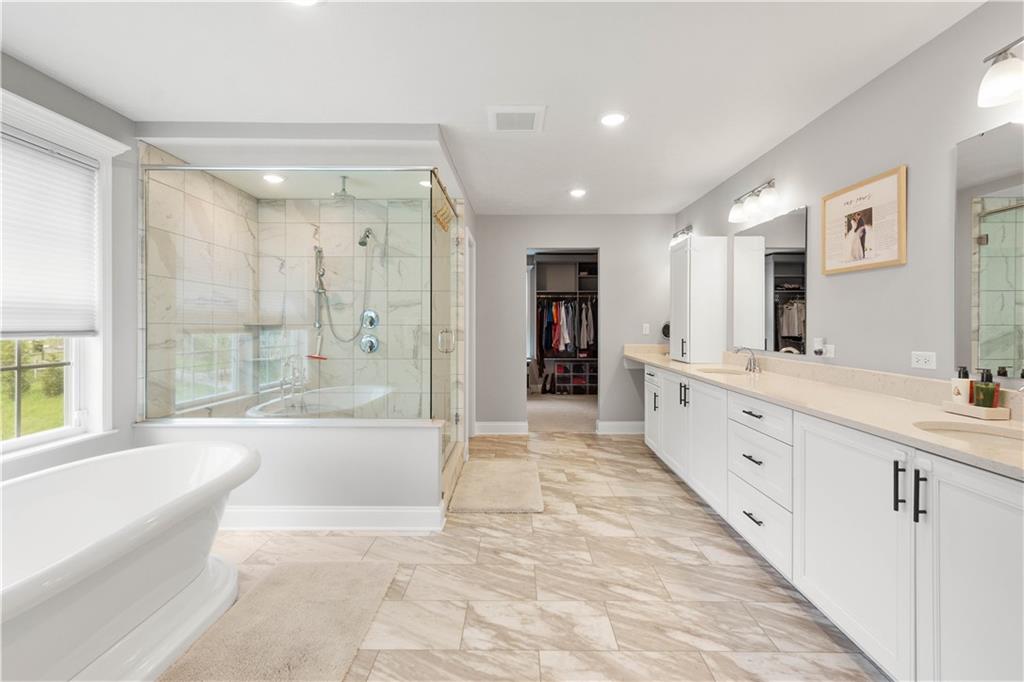 1197 Brook View Court Pittsburgh, PA 15237 - Photo 14 of 30 a large spacious bathroom with a large tub shower and sink