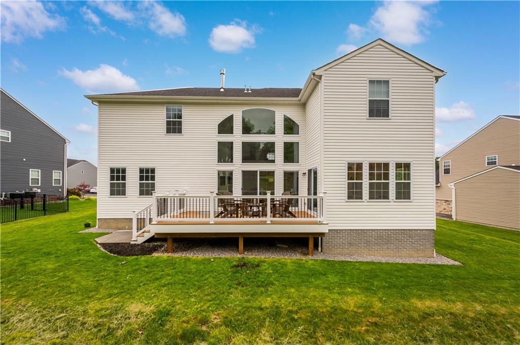 1197 Brook View Court Pittsburgh, PA 15237 - Photo 25 of 30 a view of house with backyard and deck