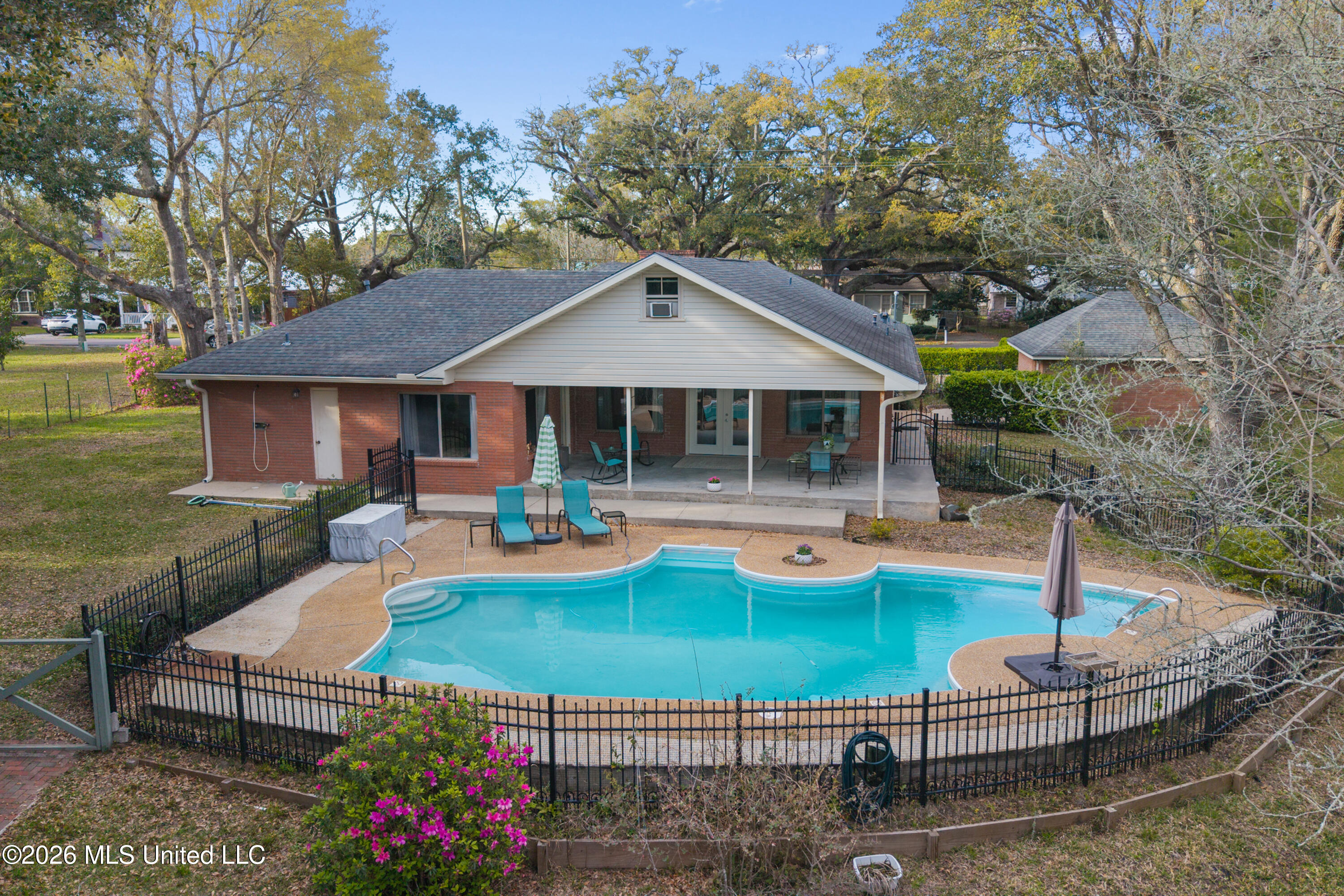 1402 Calhoun Street Ocean Springs, MS 39564 - Photo 52 of 76 Fenced Pool