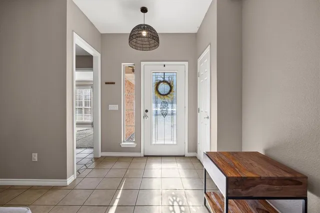 a view of an entryway door