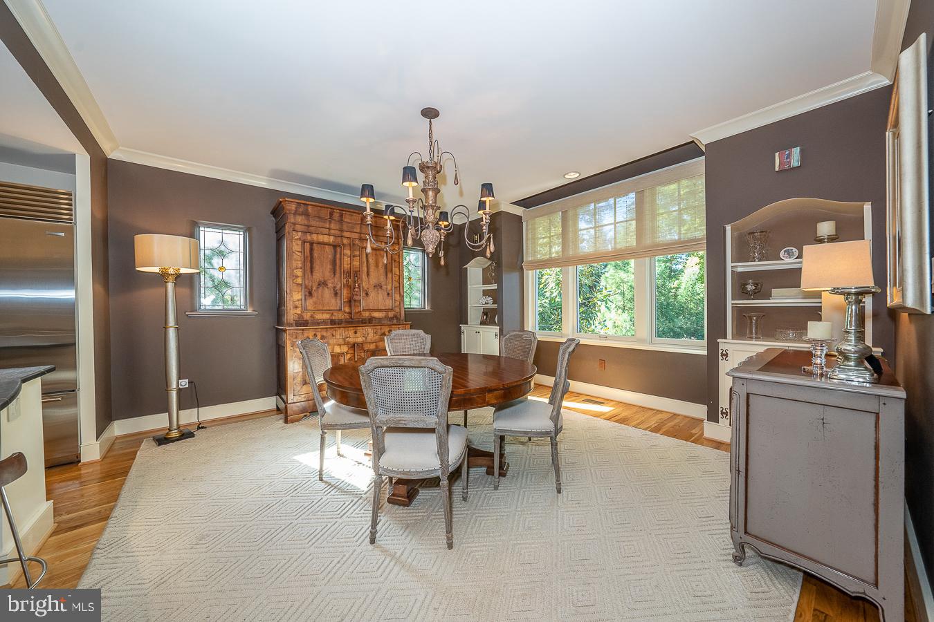 214 Devon Boulevard Devon, PA 19333 - Photo 12 of 53 Dining Room with Built-In Shelving