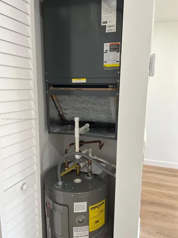 a view of water heater room