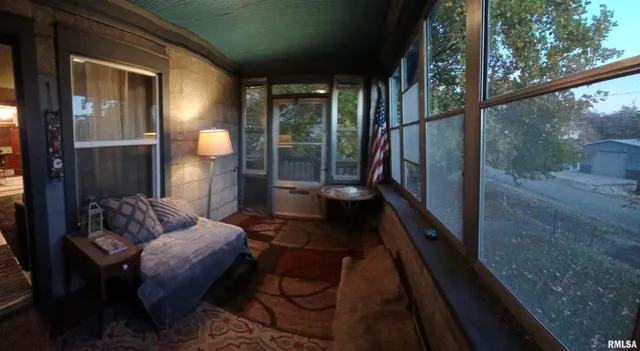 a view of balcony and patio