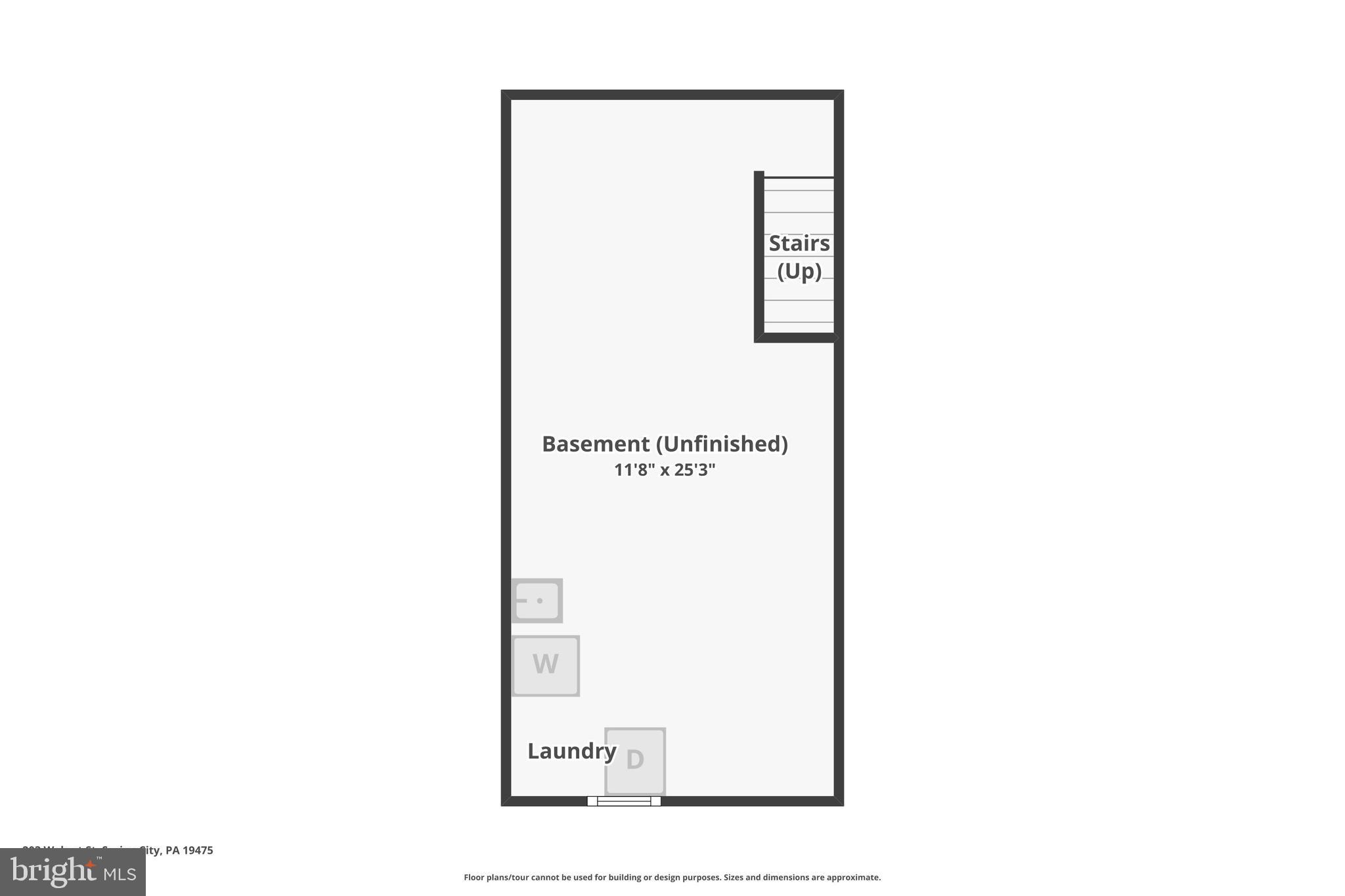 203 Walnut Street Spring City, PA 19475 - Photo 54 of 55 Basement Floor Plan