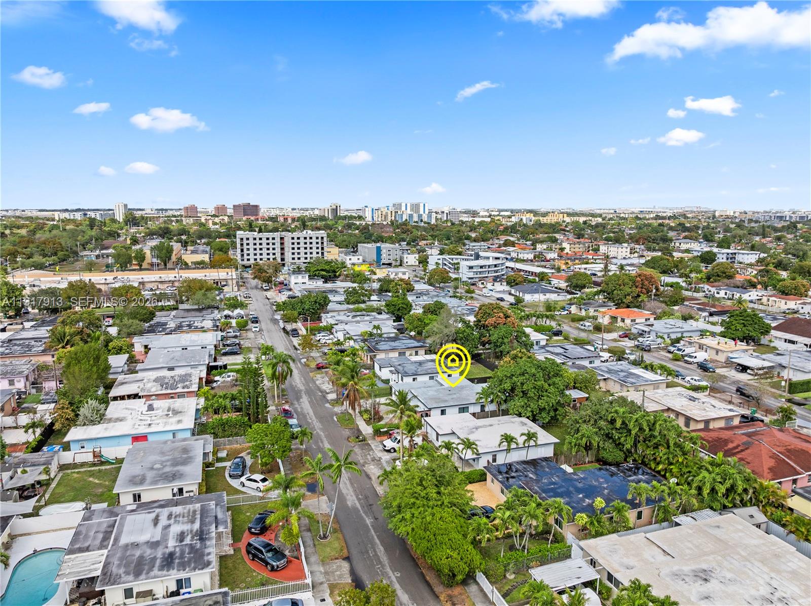 161 Southwest 52nd Court, Unit 161 Miami, FL 33134 - Photo 17 of 22 an aerial view of residential houses with city view
