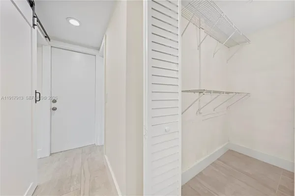 a view of an empty room