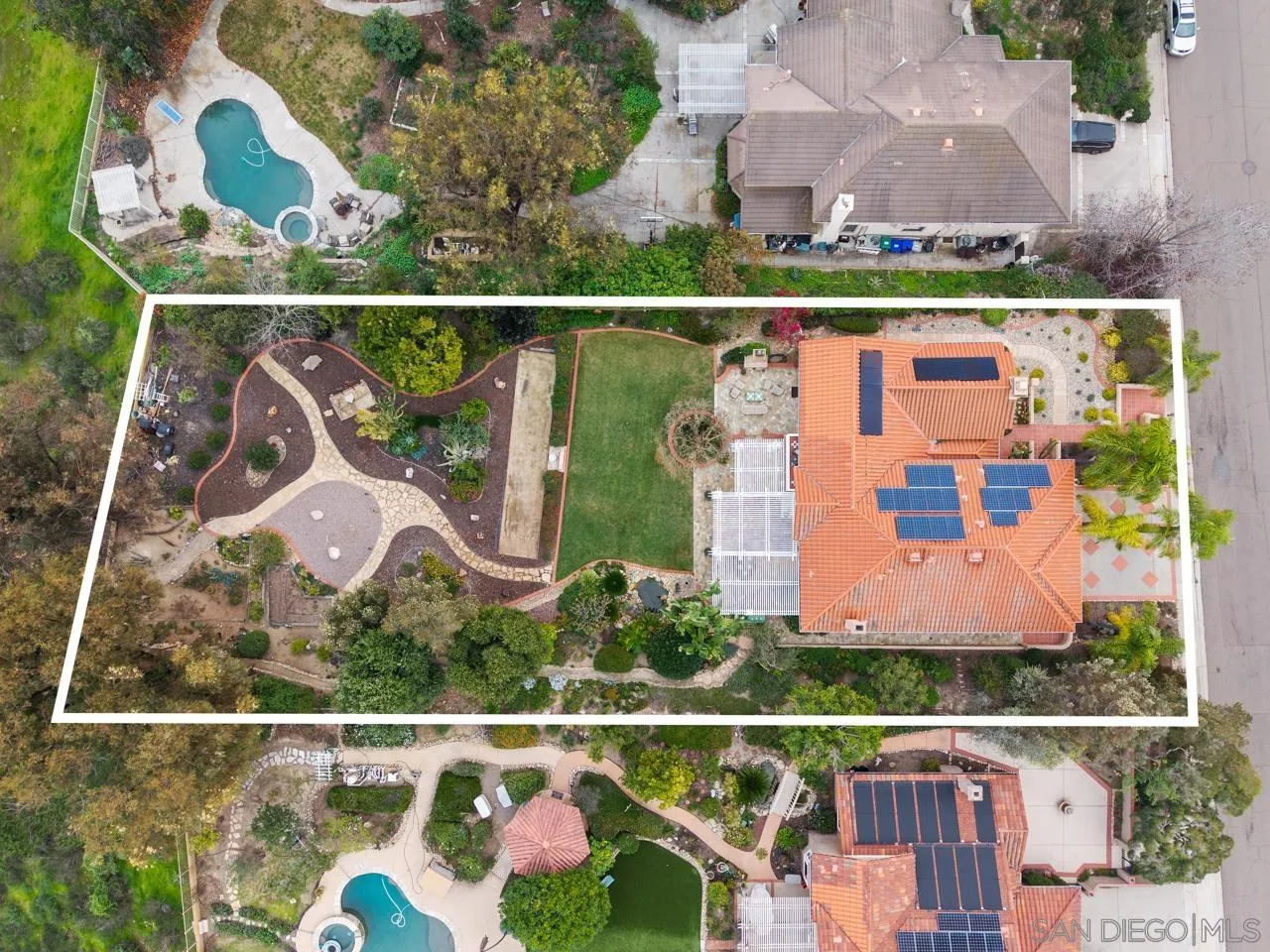 10235 Rue Chamberry San Diego, CA 92131 - Photo 14 of 72 an aerial view of houses with street