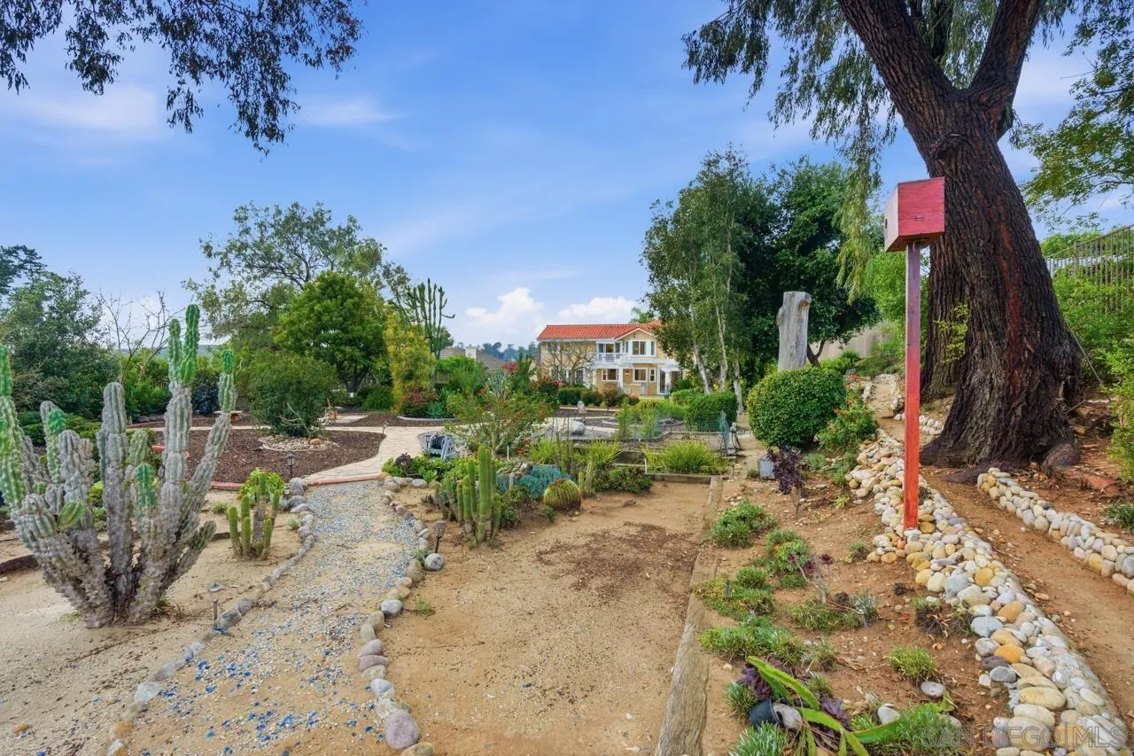 10235 Rue Chamberry San Diego, CA 92131 - Photo 59 of 72 a view of a yard with plants and a large tree