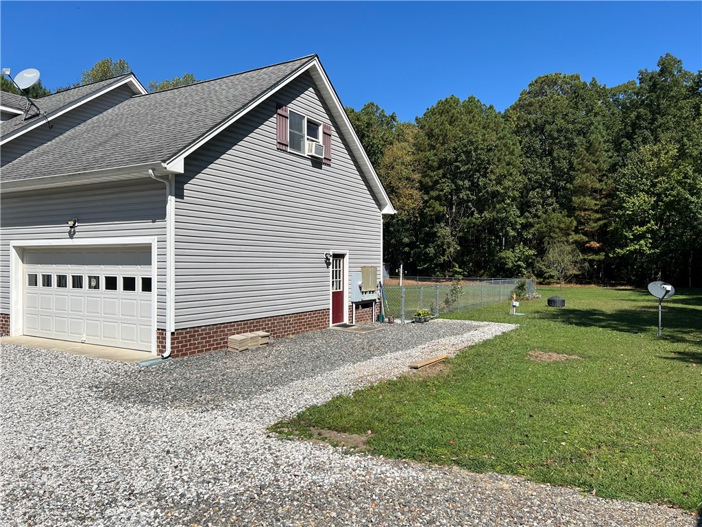 1419 Mill Creek Road Wake, VA 23176 - Photo 5 of 49 View of home's exterior featuring Additional Parking Space for RV and Spacious Gravel Drive and Parking Areas