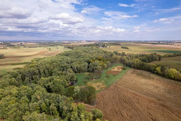 a view of a city and mountains in the background