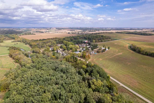 a view of an ocean and mountain view