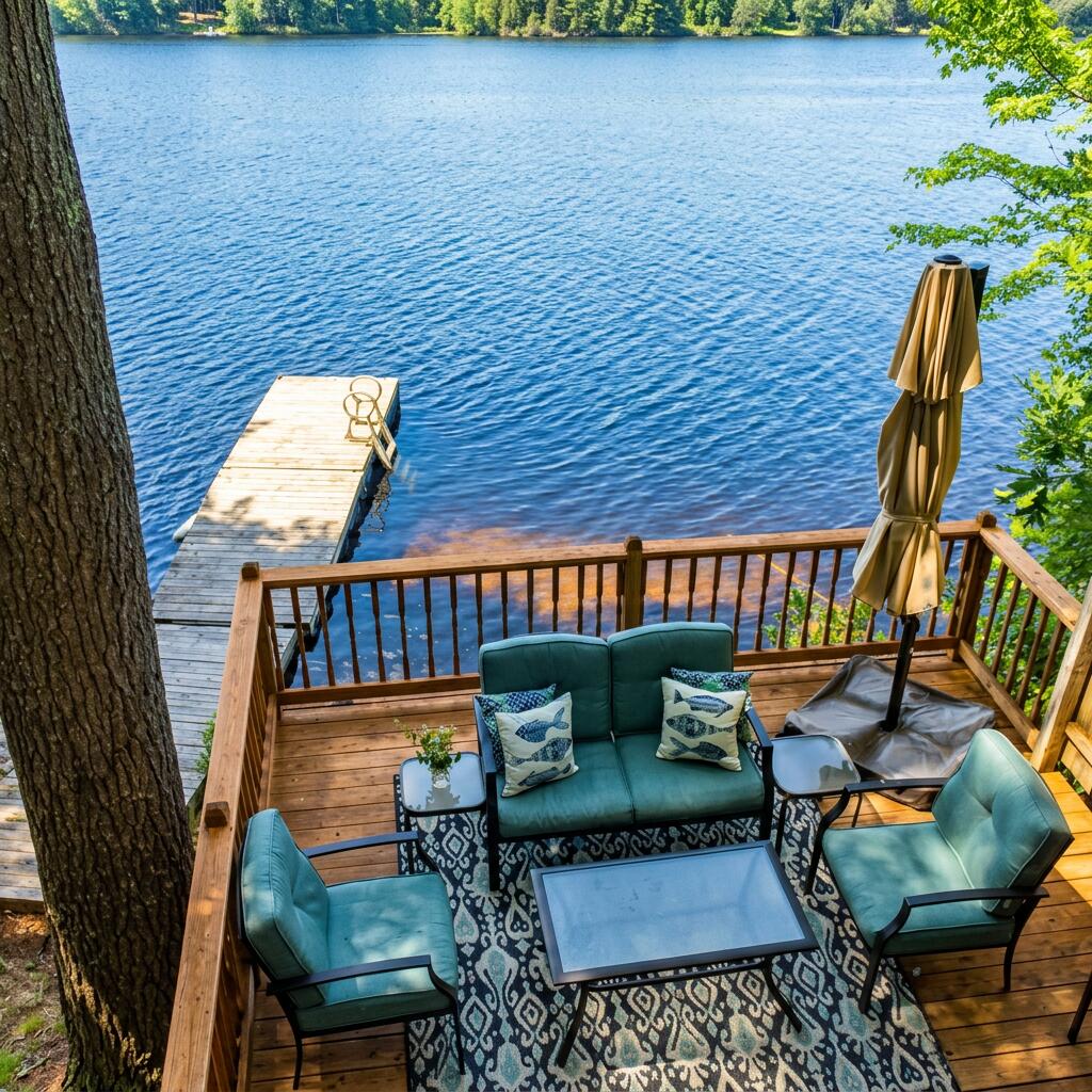 150 Birchwood Road Gray, ME 04039 - Photo 2 of 27 Deck from Living room