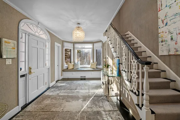 a view of entryway and hall