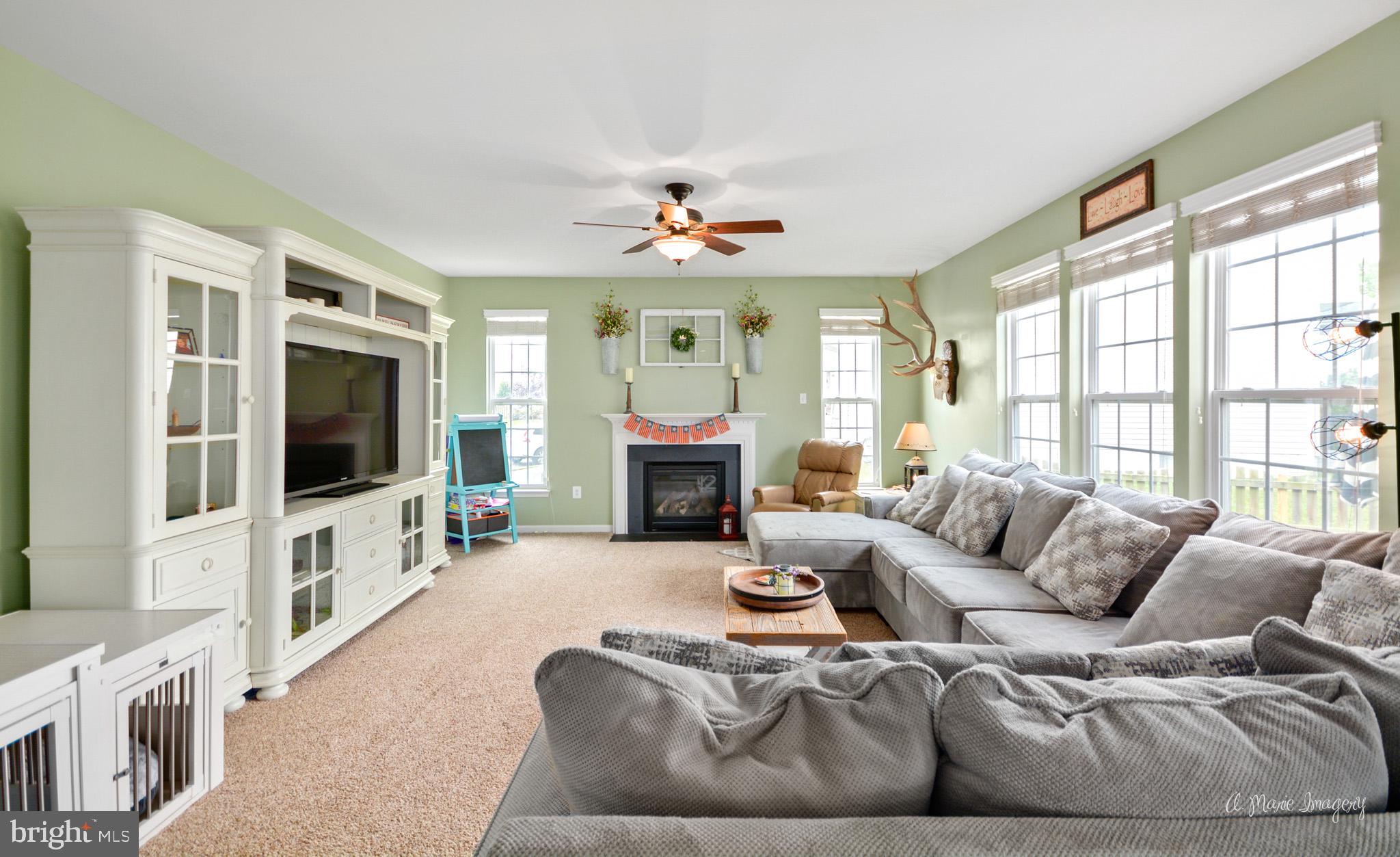 3904 Calico Circle Point of Rocks, MD 21777 - Photo 21 of 52 a living room with furniture fireplace and flat screen tv