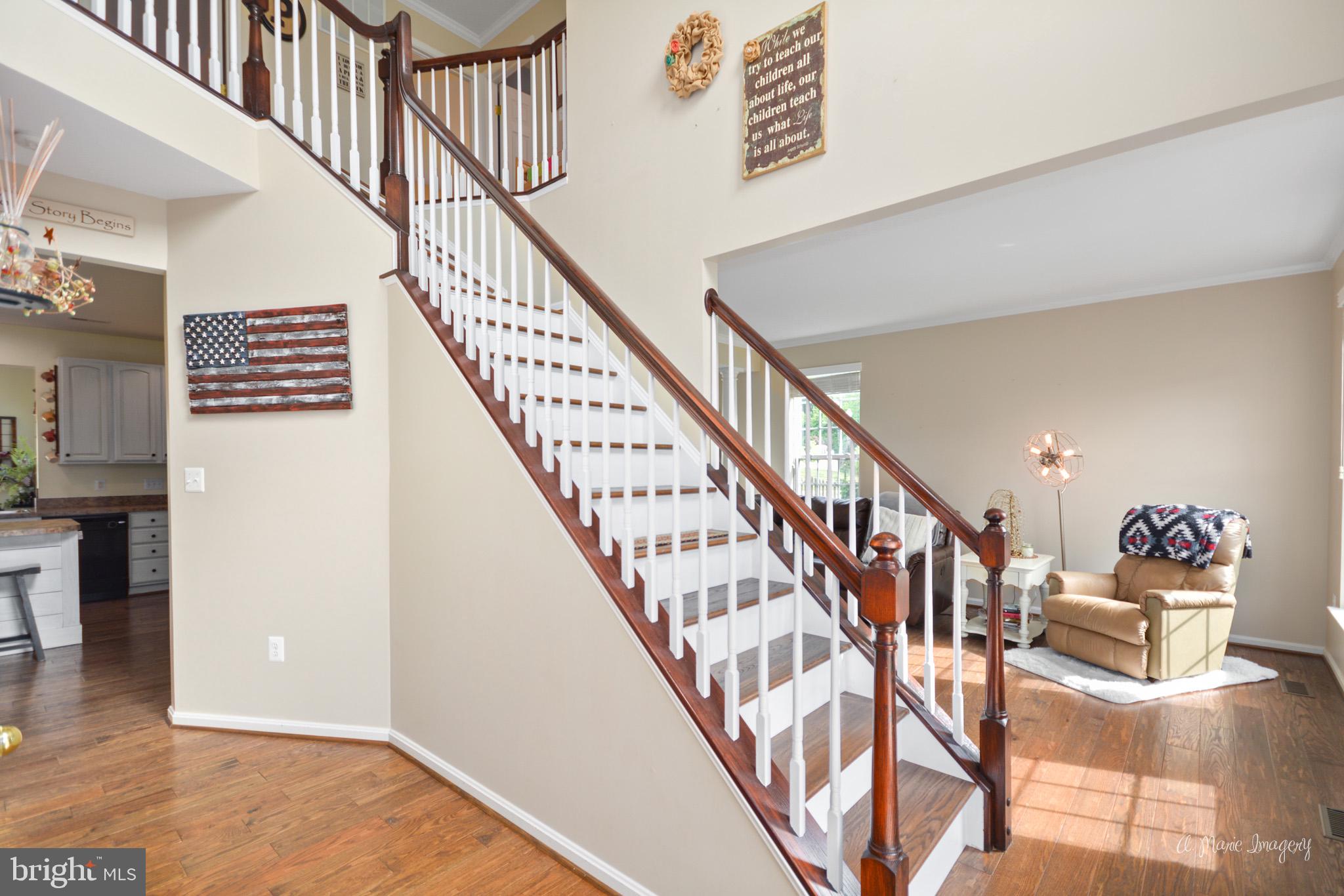 3904 Calico Circle Point of Rocks, MD 21777 - Photo 5 of 52 a view of entryway and hall with wooden floor