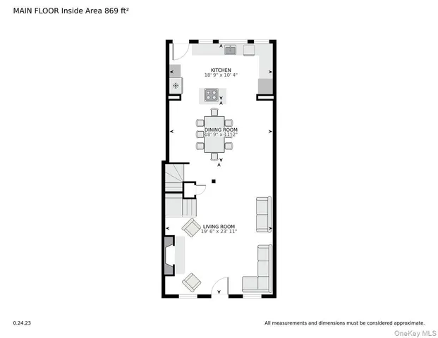 a picture of a bench in front of door