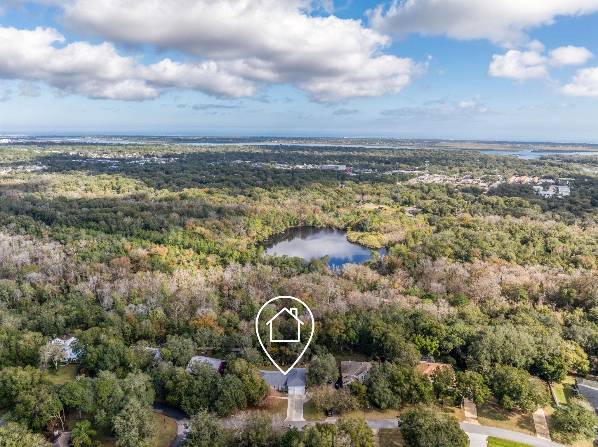 3489 Kings Road St. Augustine, FL 32086 - Photo 74 of 76 a view of a lake with outdoor space