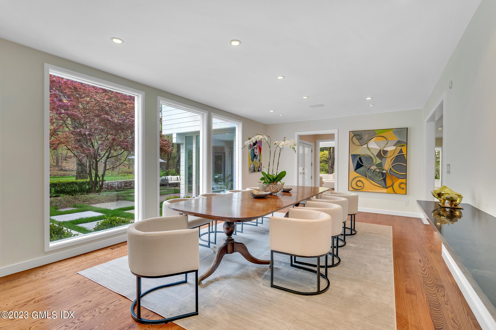 294 Riversville Road Greenwich, CT 06831 - Photo 7 of 17 a living room with furniture and a large window