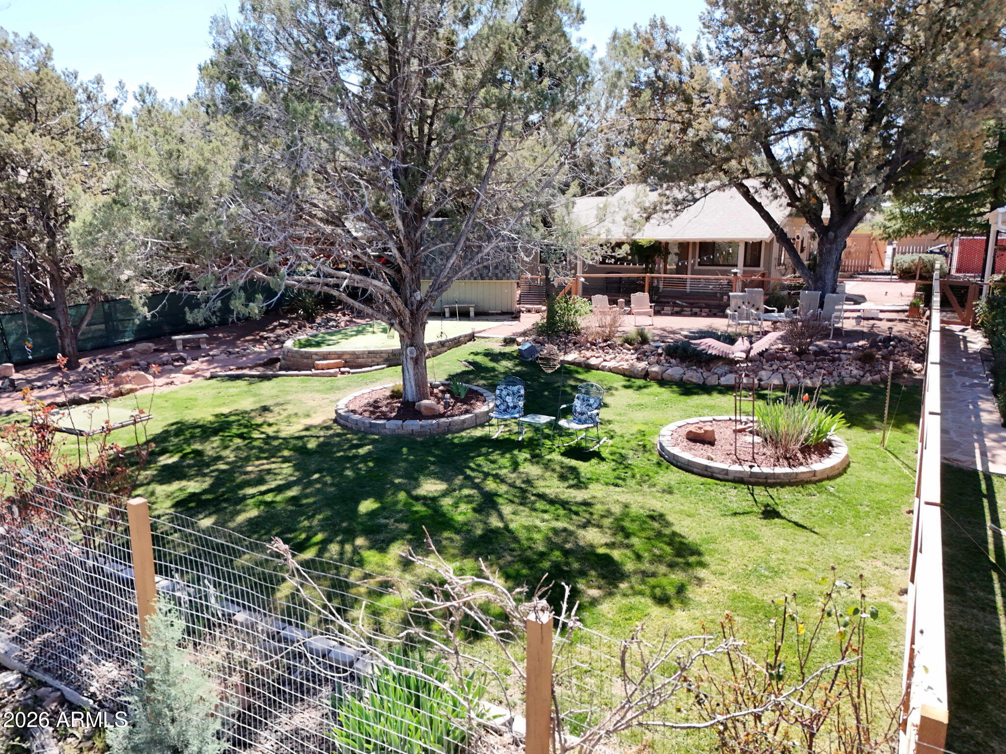 8071 Vista Del Norte Payson, AZ 85541 - Photo 18 of 27 a swimming pool with outdoor seating and yard